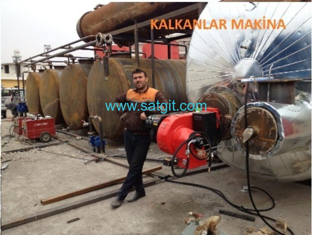 fuel making from waste tire  kalkanlar machina
