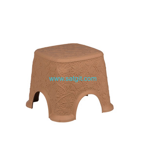 DANTEL BANYO TABURESİ (BEJ-KAHVE)