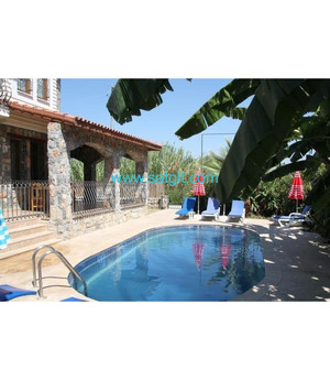 Muğla Fethiye de özel havuzlu haftalık kiralık lüks villa